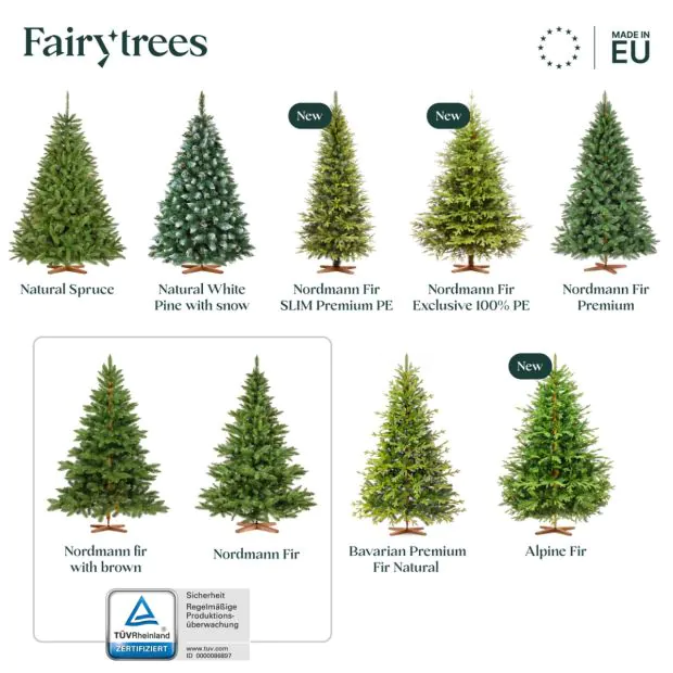 Artificial Bavarian Fir Christmas Tree 150 cm FairyTrees