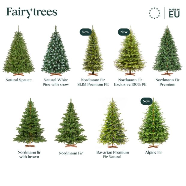 Nordmann fir artificial Christmas tree 220 cm FairyTrees