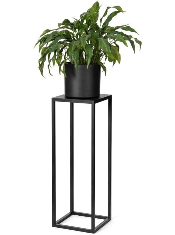 Black metal plant stand 68 cm