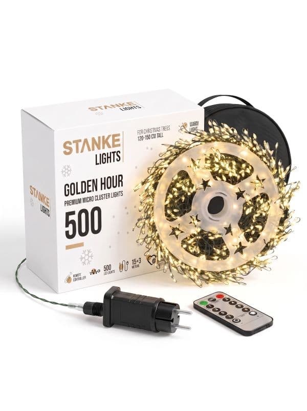 GoldenHour 500 LED Christmas Tree Lights 15 m
