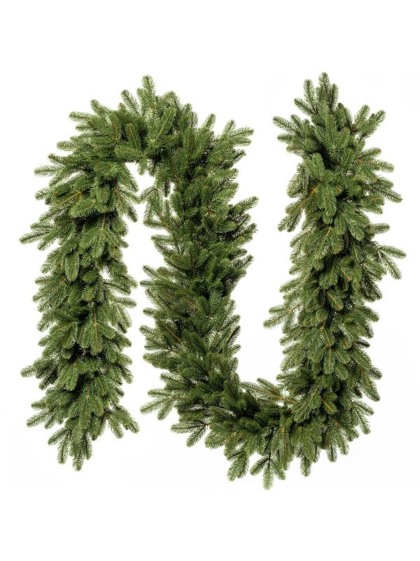 Long artificial Christmas garland 270 cm for stairway, doors, railings