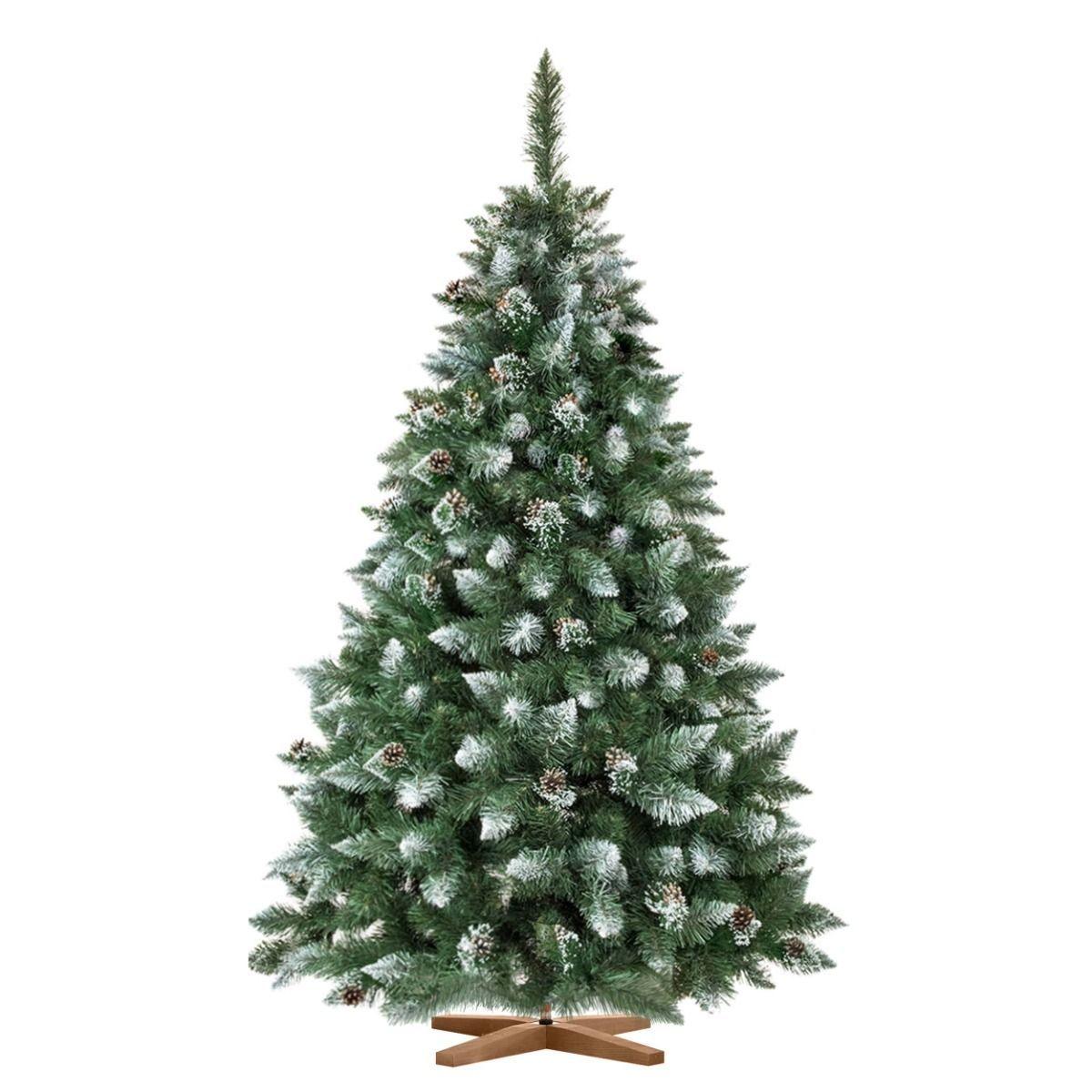 Snowy artificial pine Christmas tree 180 cm | FairyTrees FT04