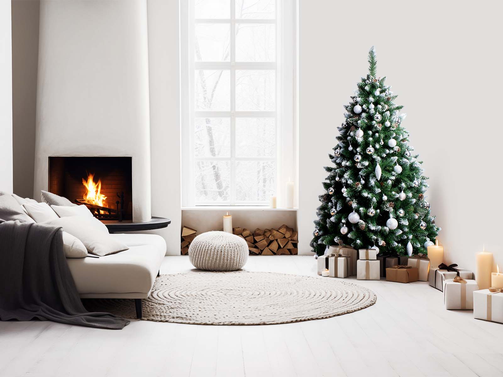 Which artificial Christmas trees are best for minimalist interiors